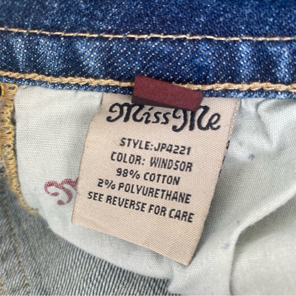 Miss Me Bootcut Jeans style “JP4221” with Camo Details - Sz 29 - Picture 5 of 16